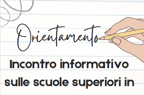 Orientamento: incontro informativo sulle scuole superiori in lingua straniera