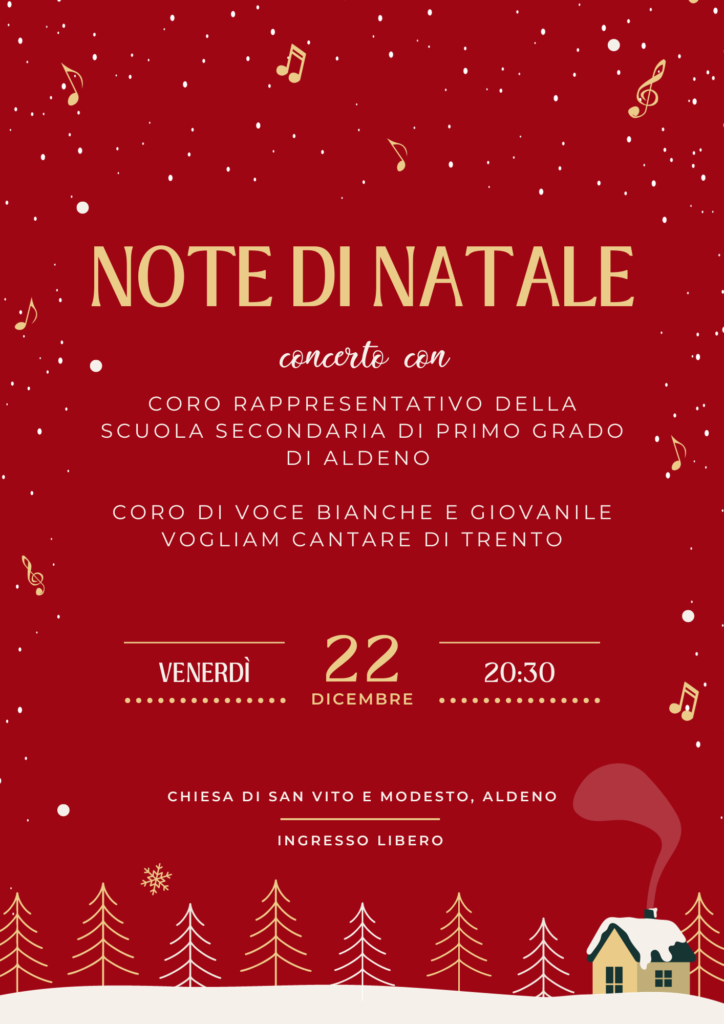Locandina concerto di Natale