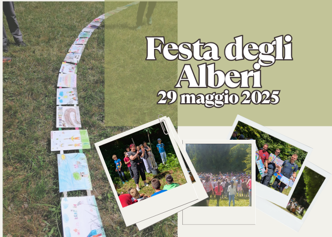 Copertina della notizia "Festa degli alberi 29 maggio 2025" con foto presenti in Galleria