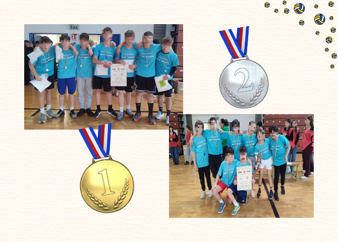 Foto primi e secondi classificati Volley
